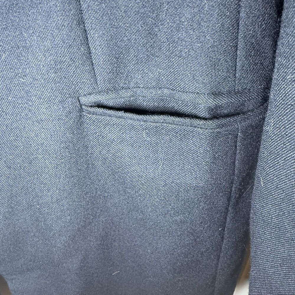 Nordstrom Classiques SZ L 100% Wool Vintage Women's Blazer Career Minimalist - Picture 5 of 13